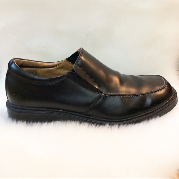 black leather sketchers